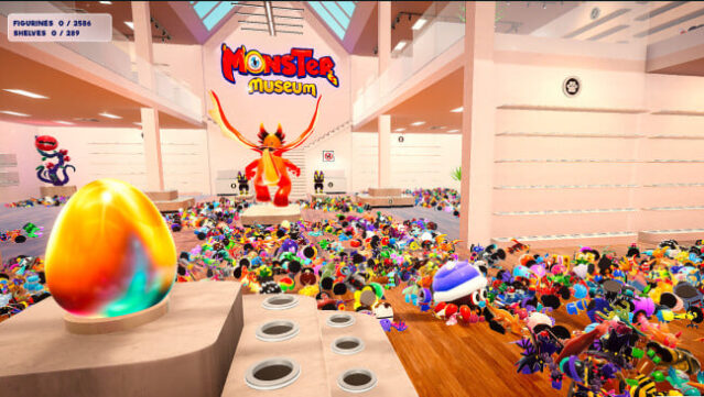 Monster Museum: Tidy Up the collection! Gameplay Screenshot