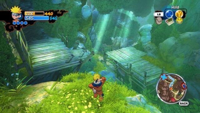 Naruto: Rise of a Ninja Gameplay Screenshot