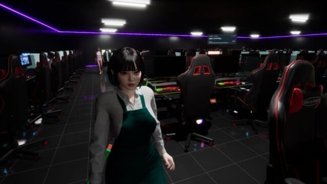 PC Cafe Simulator Gameplay Screenshot