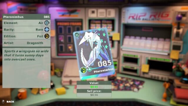 Rip It! Card Collector Gameplay Screenshot