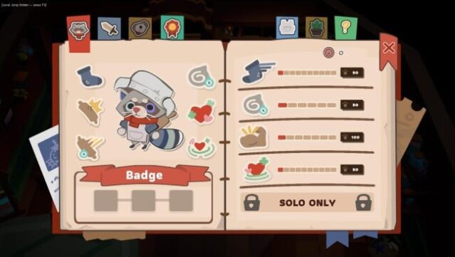 Sous Raccoon Gameplay Screenshot