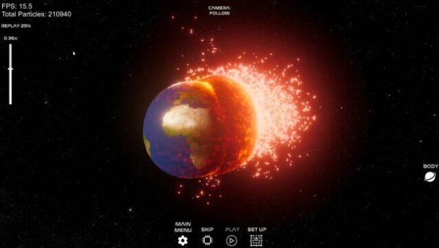 Space Crash Simulator PC Screenshot