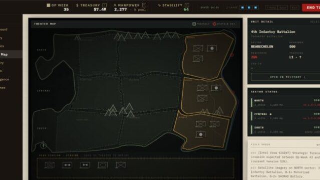 War Footing Gameplay Screenshot